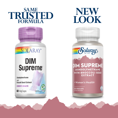 Dim Supreme [Diindolymethane with Broccoli Seed Extract] 60 вег капсул (Solaray) фото 3