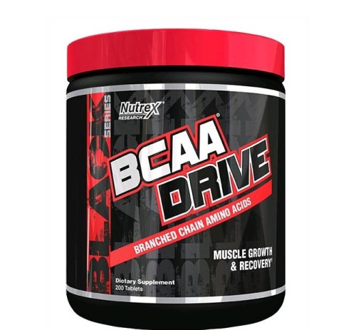 BCAA Drive Black 200 таблеток (Nutrex) фото 4