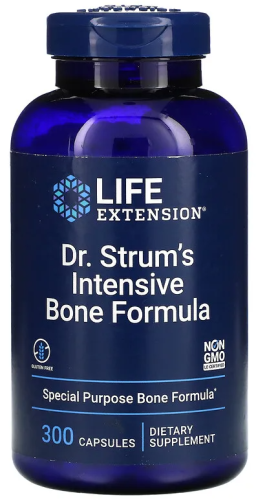 Dr. Strum's Intensive Bone Formula 300 капсул (Life Extension) Срок 10.22