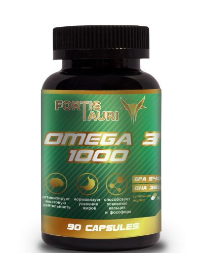 Omega 3 1000 90 капсул (Fortis Tauri)