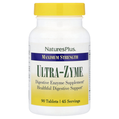 Ultra-Zyme® (поддержка здорового пищеварения) 90 таблеток (NaturesPlus)