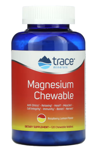 Magnesium Chewable (Жевательные таблетки с магнием) 120 таблеток Trace Minerals