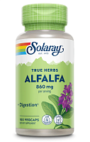 Alfalfa 860 mg per strving (Люцерна 860 мг в порции) 100 вег капсул (Solaray)