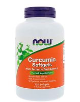 Turmeric Curcumin Gels (Куркумин) 120 мягких капсул (Now Foods)