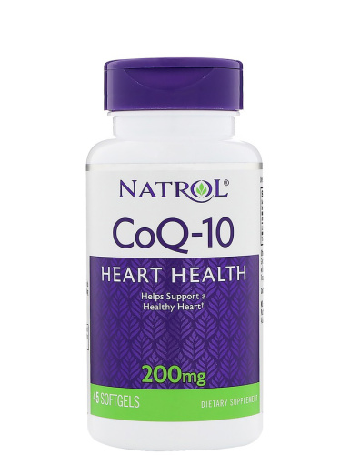 Co-Q10 200 mg - 45 капсул (Natrol)