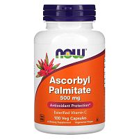 Ascorbyl Palmitate 500 мг (Жирорастворимый Витамин С) 100 капсул (Now Foods)