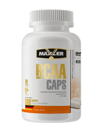 BCAA Caps 180 капсул (Maxler)