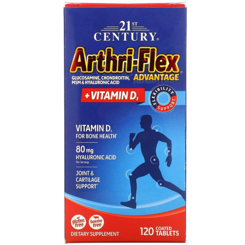 Arthri-Flex Advantage с витамином D3 120 таблеток (21st Century)