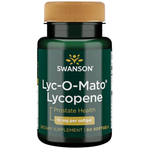 Lycopene 10 mg Lyc-O-Mato® (Ликопин 10 мг) 60 мягких капсул (Swanson)