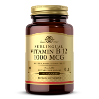 Sublingual Vitamin B-12 1000 мкг (Витамин B-12) 250 жев. таблеток (Solgar)