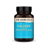 Calcium Vitamin D3 & Vitamin K2 (Кальций с витаминами D3 и K2) 30 капсул (Dr. Mercola)