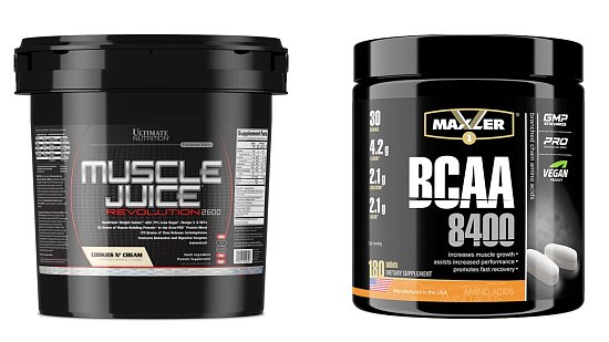 Гейнер и BCAA: что лучше, как принимать, можно ли смешивать