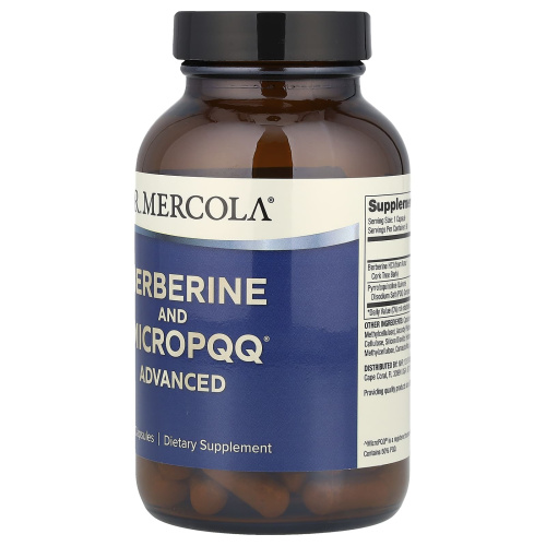 Berberine with MicroPQQ 90 капсул (Dr. Mercola) фото 5