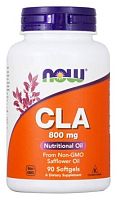 CLA 800 мг 90 мягких капсул (Now Foods)