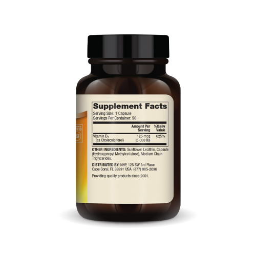 Liposomal Vitamin D3 5000 IU (Липосомальный витамин D-3 5000 МЕ) 30 капсул (Dr. Mercola) фото 2