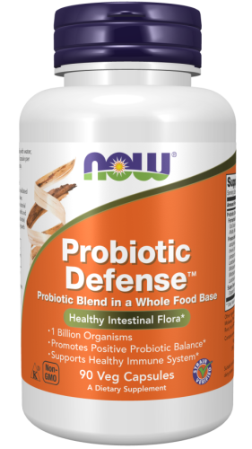 Probiotic Defense (Пробиотическая защита) 90 вег капс (Now Foods)_