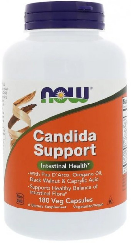 Candida Support (Противокандидное средство) 180 вег капс (Now Foods)