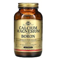 Calcium Magnesium Plus Boron (Кальций, Магний  Бор) 250 таблеток (Solgar)