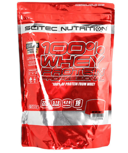 100% Whey Protein Professional 500 гр (Scitec Nutrition) Срок 28.10.21