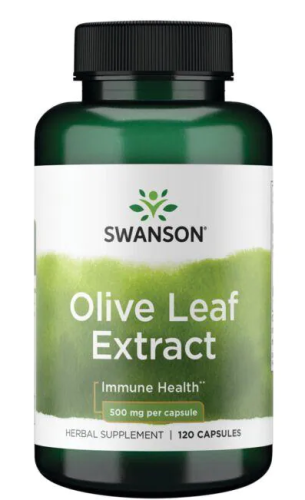 Olive Leaf Extract (Экстракт листьев оливы) 500 мг 120 капсул (Swanson)