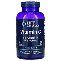 Vitamin C & Bio-Quercetin Phytosome (Витамин C с фитосомами биокверцетина) 250 табл (Life Extension)
