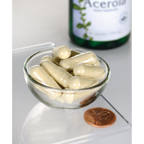 Acerola 500 мг 60 капсул (срок годности 07/2023) (Swanson) фото 3