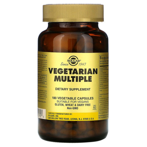Vegetarian Multiple 180 вег капсул (Solgar)