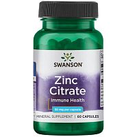 Zinc Citrate 30 mg Immune Health (Цитрат Цинка 30 мг) 60 капсул (Swanson)
