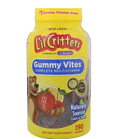 Gummy Vites Complete (Мультивитаминный комплекс для детей) 190 жевательных таблеток (L'il Critters)