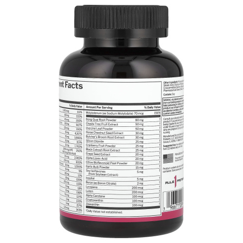 Women's Multi Active Lifestyle Multivitamin 90 таблеток (Rule One) фото 4 Women's Multi Active Lifestyle Multivitamin 90 таблеток (Rule One) фото 4