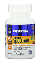 Digest Spectrum™ (СРОК 12/24) 30 capsules  (Enzymedica)