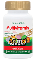 Animal Parade Gold (Мультивитамины для детей) 60 таблеток (NaturesPlus)