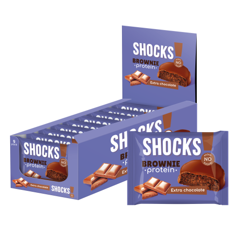 Протеиновый брауни SHOCKS 50 г (FitnesShock)
