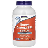 Super Omega EPA 1200 мг 360/240 240 мягких капсул (Now Foods)