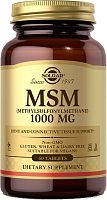 MSM 1000 мг (Метилсульфонилметан) 60 таблеток (Solgar)