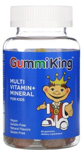 Multi-Vitamin + Mineral for Kids (Мультивитамины для детей) 60 жев. мармеладок (GummiKing) 