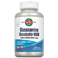 Glucosamine Chondroitin MSM 90 таблеток (KAL)