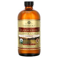 Organic Flaxseed Oil 473 мл (Органическое Льняное Масло) (Solgar)