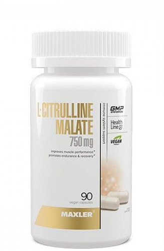 L-Citrulline Malate (L-Цитруллин Малат) 750 мг 90 вег капсул (Maxler)