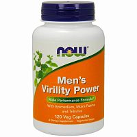 Men's Virility Power 120 вег капсул (Now Foods)