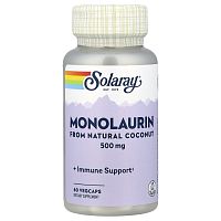 Monolaurin 500 mg (Монолаурин 500 мг) 60 вег капсул (Solaray)_