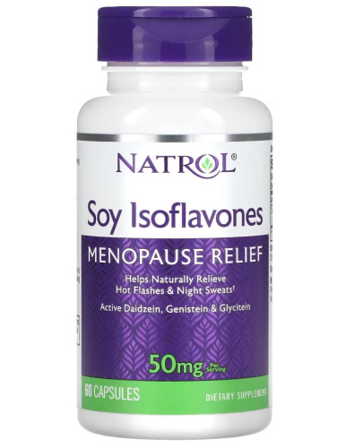 Soy Isoflavones 50 мг (Изофлавоны Сои) 60 капсул (Natrol)
