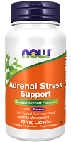 Adrenal Stress Support with Relora (Поддержка надпочечников) 90 вег капсул (Now Foods)