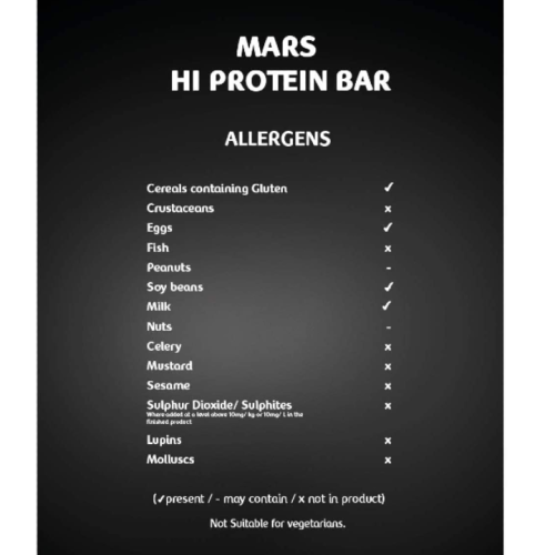Mars HiProtein Bar 59 гр (Mars Incorporated) фото 4