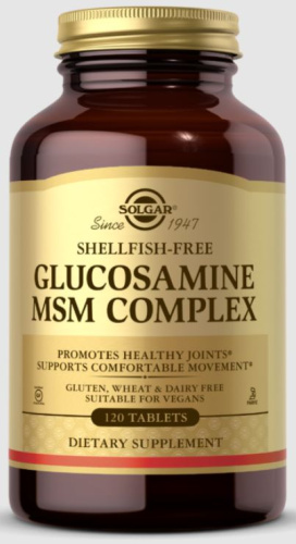 Glucosamine MSM Complex Shellfish-Free 120 таблеток (Solgar)