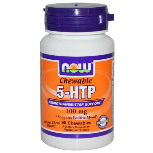 5-HTP 100 мг 90 табл (NOW) фото 2