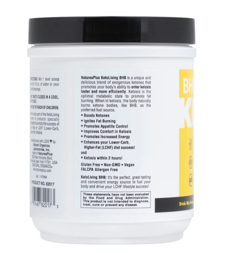 BHB Keto Living 210 g (Beta Hydroxybutyrate) (NaturesPlus) фото 4