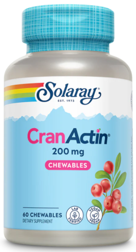 CranActin 200 mg Chewables (КранАктин 200 мг) 60 жевательных таблеток (Solaray) фото 4