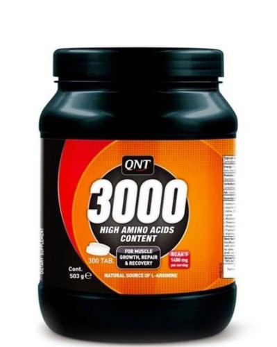 High Amino Acids 3000 mg - 300 таблеток (QNT) фото 2