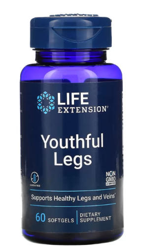 Youthful Legs (Молодость ног) 60 гелевых капсул (Life Extension)